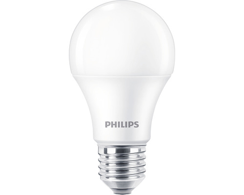 LED žárovka Philips A60 E27 / 10 W ( 75 W ) bílá 1055 lm 4000 K bal.=4 ks Logo Philips na LED žárovce