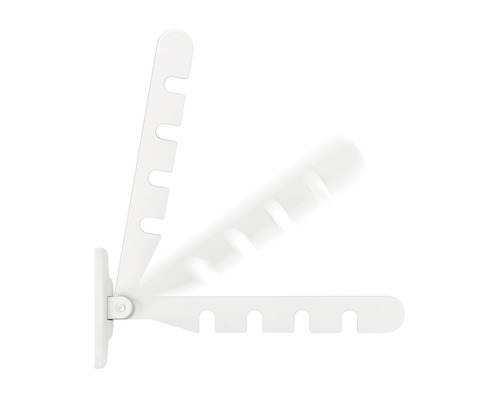 Nástěnný sušák na prádlo se sklopnými rameny