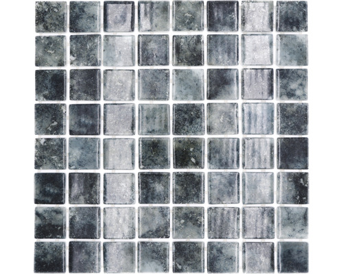 Skleněná mozaika VP56383PUR čtvercová ECO JUNGLE 38 PUR 31,6x31,6cm