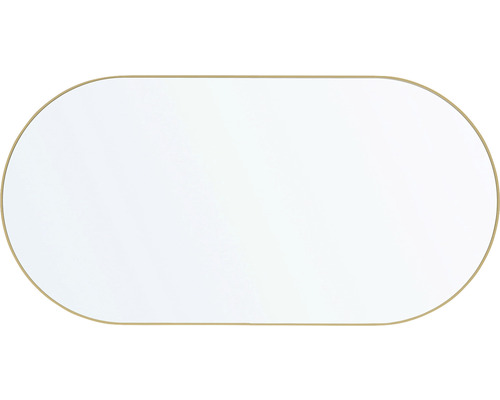 Oválné zrcadlo s rámem