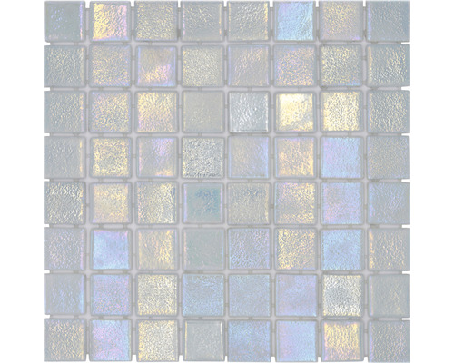 Skleněná mozaika VP55384PUR čtvercová ECO Shell MYSTIC 38 PUR 31,6x31,6cm