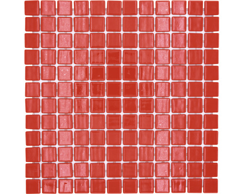 Skleněná mozaika VP25808PUR čtvercová ECO LISOS red 25 PUR 31,6x31,6cm