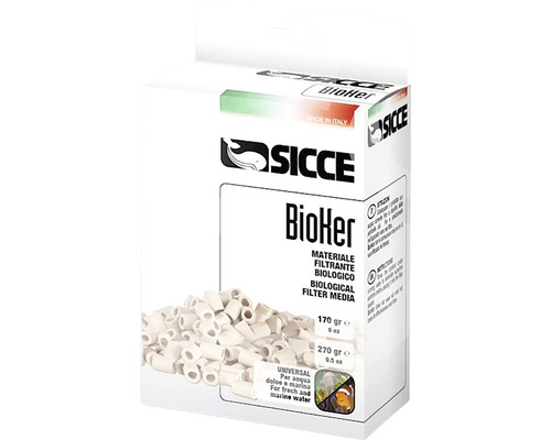 Filtrační náplň SICCE BioKer keramická 270 g pro filtr Whale 120, 200, 350 a 500 Biologické filtrační médium Sicce BioKer v balení