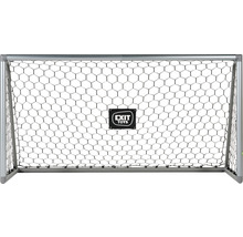 Fotbalová branka se sítí a logem EXIT Toys