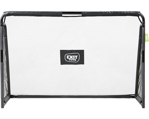 Fotbalová branka se sítí a logem EXIT Toys