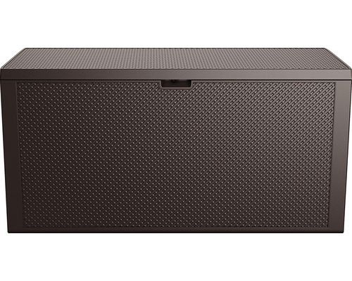 Box na polstry Keter EMILY 270 l hnědý Plastový úložný box s víkem
