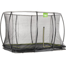 Obdélníková zahradní trampolína se zabezpečovací sítí
