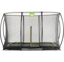 Obdélníková zahradní trampolína se zabezpečovací sítí od Exit Toys