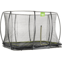 Obdélníková zahradní trampolína s ochrannou sítí