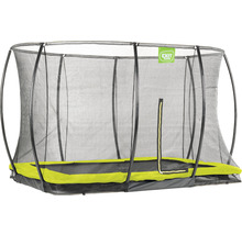 Obdélníková zahradní trampolína se sítí