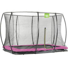 Obdélníková zahradní trampolína s ochrannou sítí