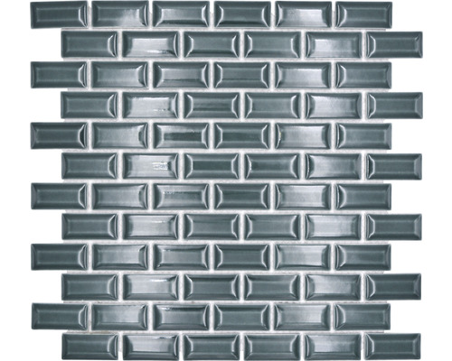 Keramická mozaika CBG 116 Brick Bond Diamond uni zelená 30x30cm Mozaika obdélníkového formátu
