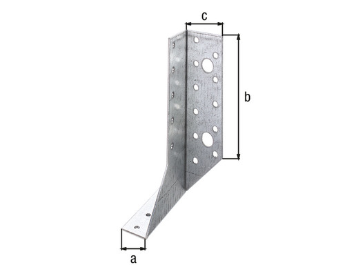 Patka sloupku s rozměry pro upevnění dřevěných konstrukcí