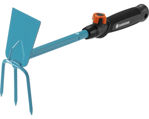 Plevelač Gardena s motykou a trojzubcem