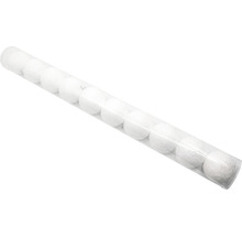 Sněhové koule v průhledné trubici pro zimní dekoraci