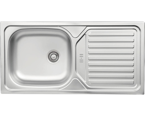 Nerezový dřez s odkapávací plochou