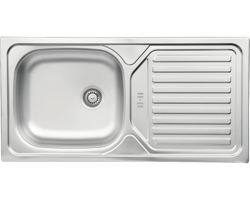 Nerezový dřez s odkapávací plochou