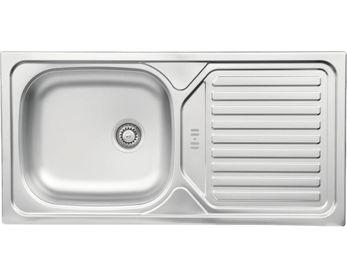 Nerezový dřez s odkapávací plochou