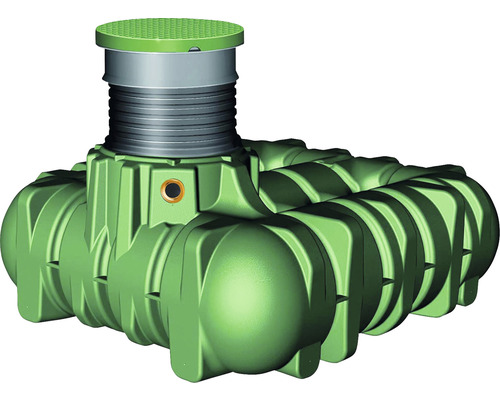 Nádrž na dešťovou vodu GARANTIA Li-Lo x200050 podzemní 1500 l vč. šachtové kopule a poklopu
