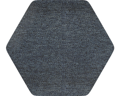 Čalouněný nástěnný Soft panel Luna 30 suchý zip 30x26 cm džínově modrý