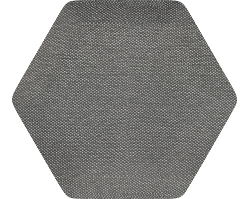 Čalouněný nástěnný Soft panel Luna 35 suchý zip 30x26 cm šedý