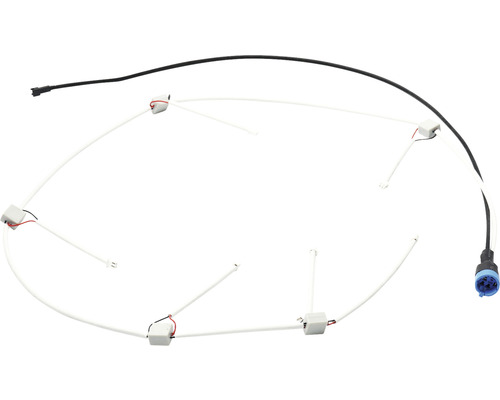 Světelný řetěz s kabelem a spojovacími prvky