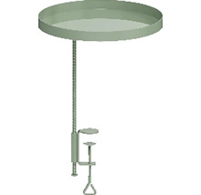 Stolek na rostliny se šroubovou svorkou