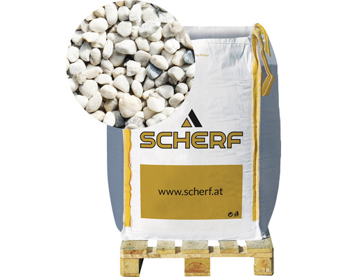 Štěrk křemenný 8–16 mm pestrá bílá big bag 1000 kg