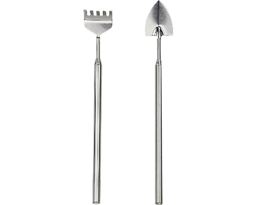 Nářadí pro aerária teleskopický set lopatky a hrabiček 22-84 cm Nářadí pro aerária teleskopický set lopatky a hrabiček 22-84 cm