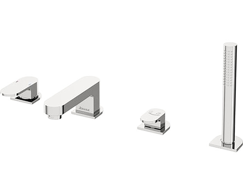 Volně stojící vanová baterie s ruční sprchou