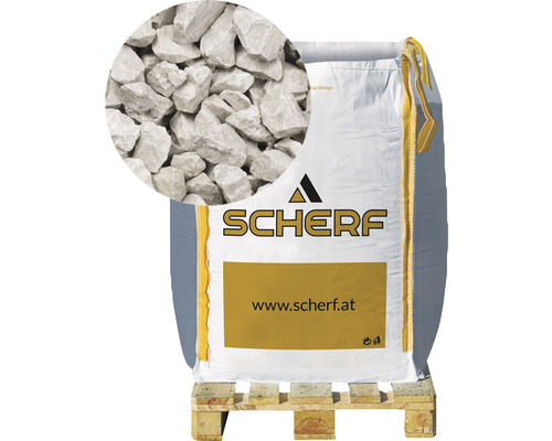 Kamenná drť mramorová 8–12 mm šedo-bílá big bag 1000 kg