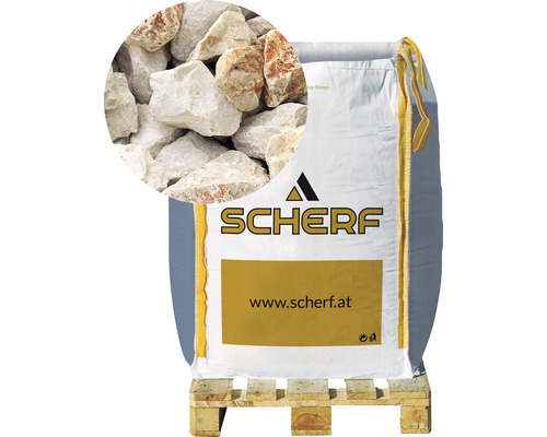 Kamenná drť vápencová dalmatská 22–32 mm béžová big bag 1000 kg