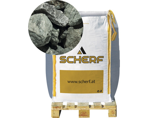 Kamenná drť břidlicová 25–50 mm zelená třpytivá big bag 1000 kg