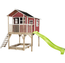Dětský domek se skluzavkou a pískovištěm do zahrady
