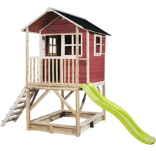 Dětský domek se skluzavkou a pískovištěm pro zahradu