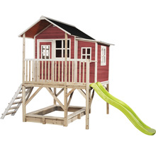 Dětský domek se skluzavkou a pískovištěm na zahradu