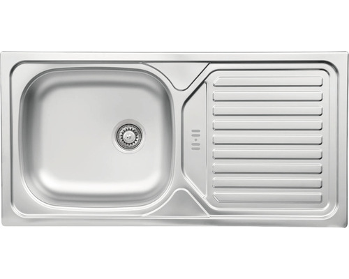 Nerezový dřez s odkapávací plochou