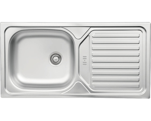 Nerezový dřez s odkapávací plochou