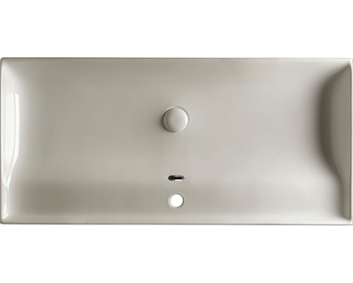 Keramické umyvadlo shora s přepadem a odtokem