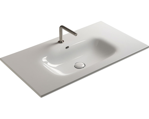 Umyvadlo na desku s vodovodní baterií do koupelny