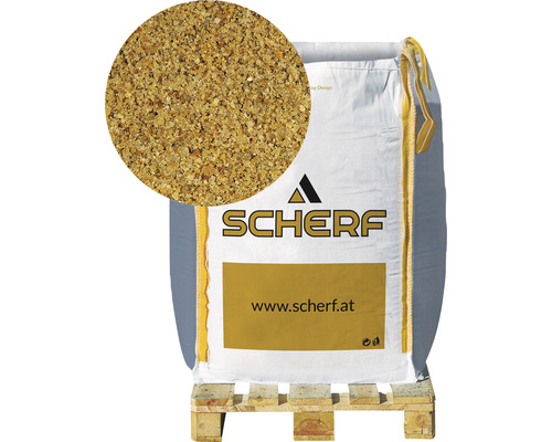 Písek na hřiště tlumící pád 0,5–2 mm big bag 1000 kg Pytel Scherf s krmivem pro ptáky na paletě