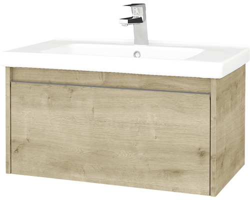Koupelnová skříňka s umyvadlem Bono 76x39 cm Arlington umyvadlo Harmonia 204075 Skříňka pod umyvadlo s umyvadlem a baterií