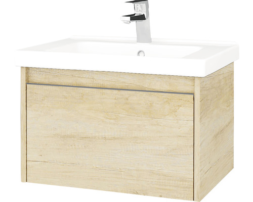 Koupelnová skříňka s umyvadlem Bono 61x39 cm Nebraska umyvadlo Harmonia 203993 Skříňka pod umyvadlo s umyvadlem a baterií