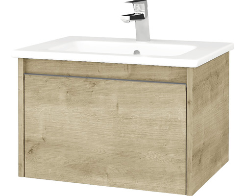 Koupelnová skříňka s umyvadlem Bono 57x39 cm Arlington umyvadlo Euphoria 203443 Skříňka pod umyvadlo s umyvadlem a baterií