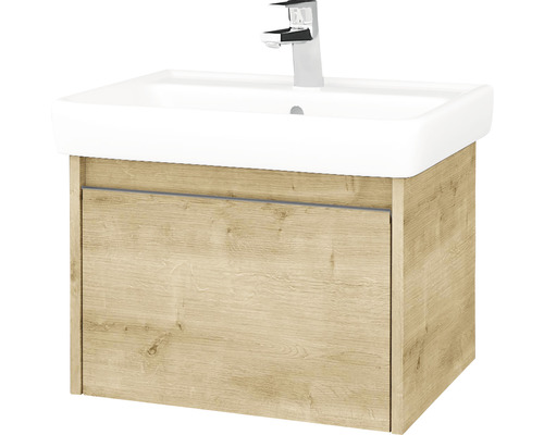 Koupelnová skříňka s umyvadlem Bono 54,5x39 cm Arlington umyvadlo Q 203177 Skříňka pod umyvadlo s umyvadlem a vodovodní baterií