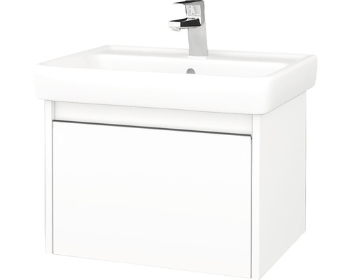 Koupelnová skříňka s umyvadlem Dřevojas Bono 54,5x39 cm bílá umyvadlo Q 203221