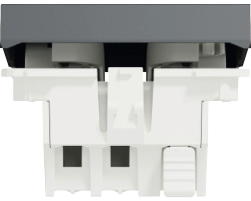 Detailní pohled na spínač pro elektroinstalaci