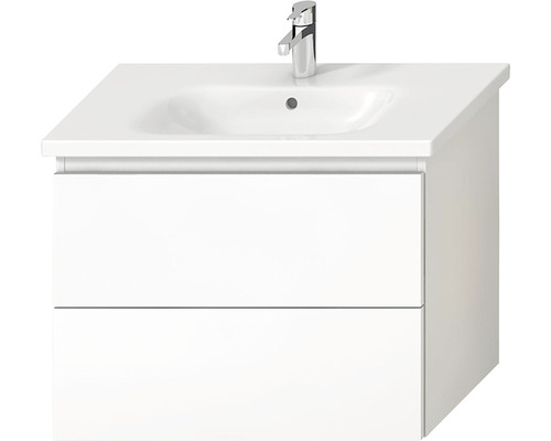 Koupelnová skříňka pod umyvadlo Jika MIO bílá 760 x 445 x 588 mm H40J7164015001 Skříňka pod umyvadlo s umyvadlem a baterií do koupelny