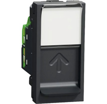 Datová zásuvka Schneider Electric Nová Unica NU341054 RJ45 kat.5e UTP antracit