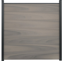 Dřevěný plot s rámem pro ochranu soukromí